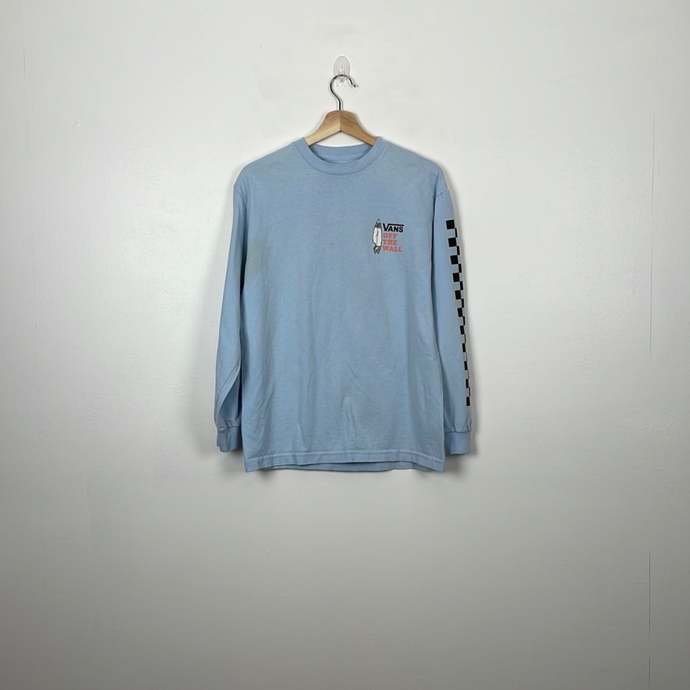 Vans Off The Wall T shirt men Medium classic fit long sleeve pullover design top